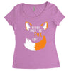 for fox sake Women's Triblend Scoop T-shirt