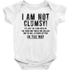 i'm not clumsy Baby Bodysuit