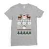ugly christmas sweater Ladies Fitted T-Shirt