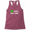 zombie fast food  funny Racerback Tank