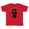 happy saint patrick day skull Toddler T-shirt