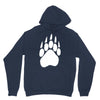 large bear paw print crew neck long sleeve Hoodie