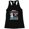 being a unicorn Racerback Tank