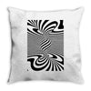optical illusion Throw Pillow