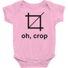 oh crop Baby Onesie