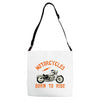 motorcycles born to ride Adjustable Strap Totes