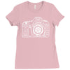 photographer camera Ladies Fitted T-Shirt