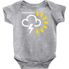 weather forecast symbol Baby Onesie