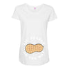 Little Peanut on the Way Maternity Scoop Neck T-shirt