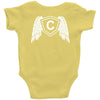 letter c with wings Baby Onesie