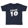 team 10 silver Toddler T-shirt