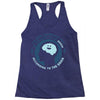 most important part of the body Racerback Tank