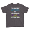 you can't buy happiness, but you can adopt a cat and that's pretty muc Youth Tee