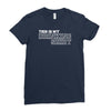 my drinking shirt funny Ladies Fitted T-Shirt