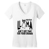 nurse lama Women's V-Neck T-Shirt