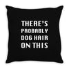 there's probably dog hair on this Throw Pillow