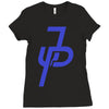 jake paul blue Ladies Fitted T-Shirt