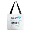 Happy First Father's Day Daddy Tote Bags