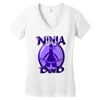 ninja dad Women's V-Neck T-Shirt