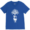 nature guitar white tree music banksy art V-Neck Tee