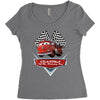 grandma fire trucks Women's Triblend Scoop T-shirt