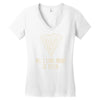 all i care about is pizza Women's V-Neck T-Shirt