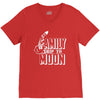 Family Trip To Moon V-Neck Tee