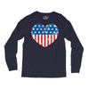 usa flag 2 Long Sleeve Shirts