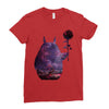 Totoro Forest Ladies Fitted T-Shirt
