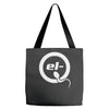 el q white logo Tote Bags