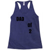 dad of 2 Racerback Tank