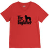 the dogfather labradoodle V-Neck Tee