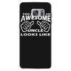 this is what an awesome uncle looks like   mens funny father's day Samsung Galaxy S7