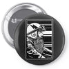 beard and ride Pin-back button