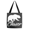 Bear Chaser Tote Bags
