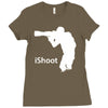 ishoot camera photographer Ladies Fitted T-Shirt