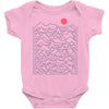 mountain line Baby Onesie