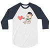 Cute Painter 3/4 Sleeve Shirt