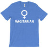 vagitarian sex hetero bucks night vegetarian male female costume T-Shirt