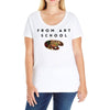 From Art School Ladies Curvy T-Shirt