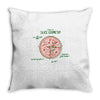 pizza math Throw Pillow