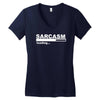 sarcasm  funny comic technology laugh Women's V-Neck T-Shirt