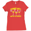 Drinks Well With Others Ladies Fitted T-Shirt