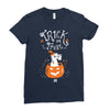 trick or treat Ladies Fitted T-Shirt