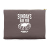 sundays are for football foot ball Accessory Pouches
