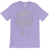 v for vendetta mask guy fawkes cool girls womens cotton t shirt dw01 T-Shirt