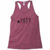 evolution of a guitarist Racerback Tank