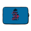 keep calm and where's carl tshirt the walking zombie tee apocalypes fu Laptop sleeve
