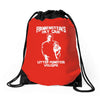 frankenstein's day care Drawstring Bags