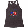 we stand for the flag Racerback Tank